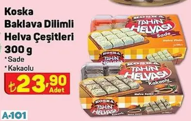 KOSKA BAKLAVA DİLİMLİ HELVA KOSKA BAKLAVA DİLİMLİ HELVA